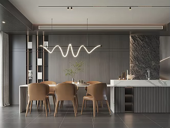 Modern Restaurant 3d model
