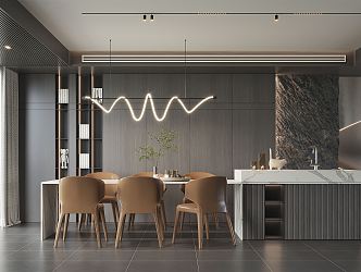 Modern Restaurant 3d model