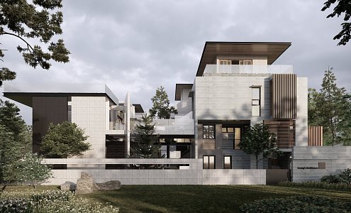 Modern Villa 3d model