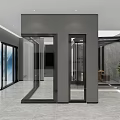 REDOAK Windows And Doors Storefront With Glass Display And Modern Design 3d model