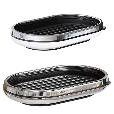 VDP Electric Grill Pan With Stainless Steel Body Oval Design For Home Cooking 3d model