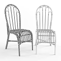 Modern Rattan Dining Chairs Featuring Woven Details And Elegant Design
