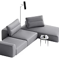 Modern Multiplayer Sofa Corner Sofa 3d model