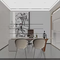 Modern Light Luxury Beauty And Hair Salon Reception Lobby With Elegant Comfortable Warm Waiting Space
