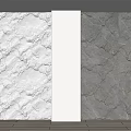 Textured Background Wall Design With Light And Dark Patterns White Pillar And Wooden Floor
