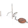 Ancient Traditional Weapons Collection With Spear Bow And Leather Quiver