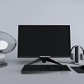 modern computer 3d model