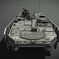 Armored Vehicle APC Armored Personnel Carrier Military Vehicle 3d model