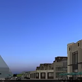 Urban Building Complex With High Rise Buildings Commercial Plaza And Green Areas