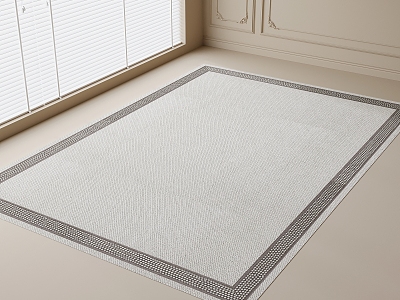 modern square carpet model