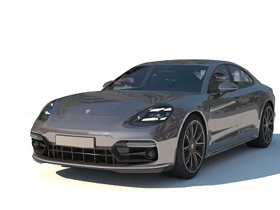 Gray Porsche Panamera Luxury Sports Sedan With Sleek Design And Alloy Wheels 3d model Gray Porsche Panamera Luxury Sports Sedan With Sleek Design And Alloy Wheels 3d model