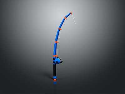 fishing rod fishing gear fishbone fishing rod runner anime fishing tackle anime fishing tackle anime item model