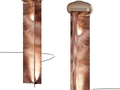 Modern Floor Lamps With Unique Textured Design 3d model