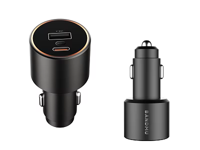 Baseus Dual USB Ports Car Charger for Mobile Devices Fast Charging 3d model