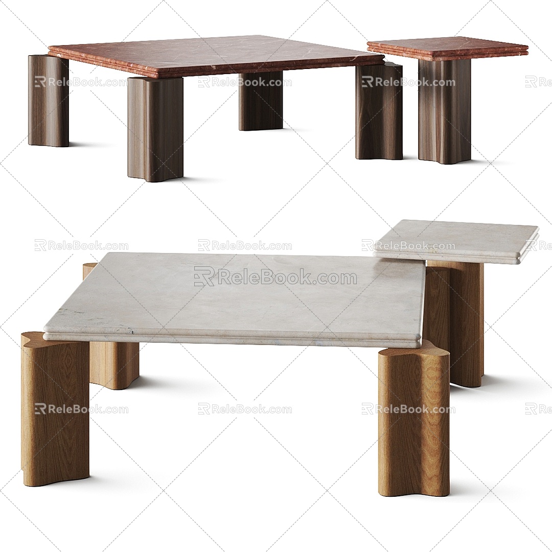 Modern coffee table 3d model