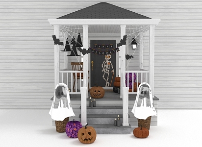 Halloween Decoration Pendant Pumpkin Ornaments Porch 3d model