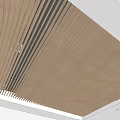 Modern Wave Striped Wooden Ceiling Design With Architectural Interior Features