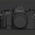 DSLR Camera Card Machine Digital Camera Digital Camera Camera Photographic Equipment 3d model
