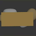 Shiny Newton's Cradle with Metal Balls and Wooden Bar on Gray Background