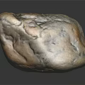 Natural Raw Stone with Yellow Gray Texture and Intricate Natural Patterns