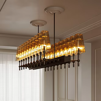 Moooi Vintage Chandelier Multi-head Chandelier Restaurant Chandelier Glass Chandelier 3d model