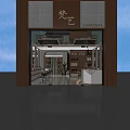 Modern Professional Hair Salon Storefront And Interior With Haircut Coloring Perm Services