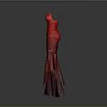 Elegant Red One Shoulder Ruched Mermaid Evening Dress With Flowy Hem