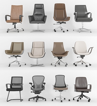 Modern office chair 3d model