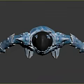 Detailed Frost Ice Warrior Character With Crystal Armor And Spiked Design