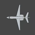 Luxury Private Jet With White Body Green Black Stripes And LUX Lettering