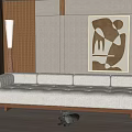 Modern Multiplayer Sofa Double Sofa 3d model