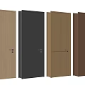 Modern Hinged Doors In Various Colors With Wooden Finish For Interior Design