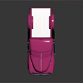 Pink Vintage Classic Truck With Shiny Exterior And Custom Wheels