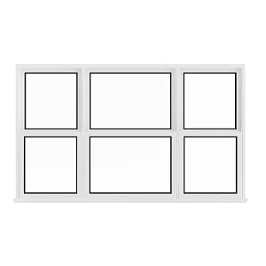 Modern windows three-window villa window bedroom window attic window casement window 3d model