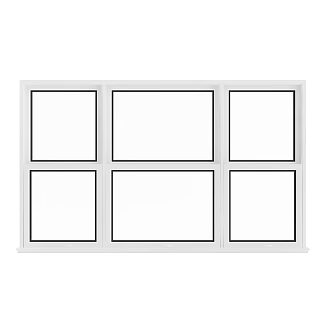 Modern windows three-window villa window bedroom window attic window casement window 3d model