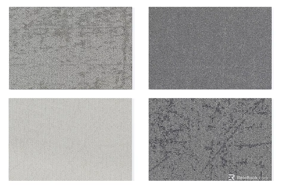 Stylish Square Rugs With Various Patterns Textures And Modern Designs For Home Decor 3d model