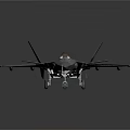 Aerospace Gray Space Shuttle Model Showing Exterior Wings And Cockpit On Dark Background