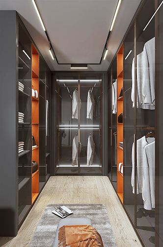 Modern Cloakroom 3d model