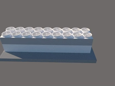 Air Cooler Fan With Multiple Circular Air Outlets And Stable Base Structure 3d model