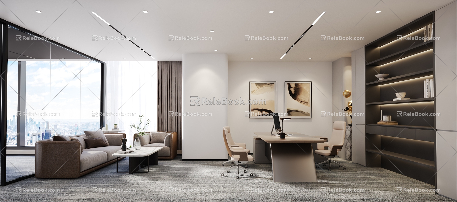 Tooling Chairman General Manager Office Style 3d model