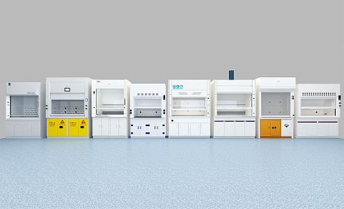 Modern ventilation cabinet 3d model