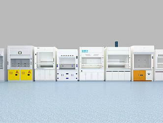 Modern ventilation cabinet 3d model