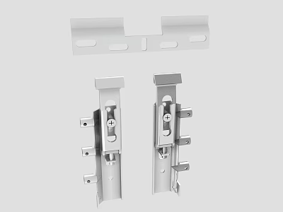 Stainless Steel Door Lock Hardware Components For Home Furniture Fittings 3d model