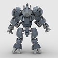 LEGO Toy Gundam Robot Transformers 3d model