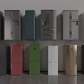 Refrigerators and Freezers in Multiple Colors with Modern Designs for Home Appliances