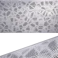 Modern Decorative Wall Panels With Intricate Perforated Patterns And Metallic Finish 3d model