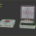 Metal Storage Equipment With Circular Lock And Steering Wheel Closure Open Closed Designs