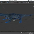 Phantom Dragon Fin Dragon Plesiosaurus Dinosaurs in the Sea Ancient Marine Reptiles Cretaceous Low Face Number Low Model Simple Model Game Movie and TV Level Super Realistic 3d model