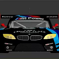 Toyota Gazoo Racing 88 Race Car With Black Blue Pink Red Stripes And Rear Wing