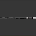 Green Glowing Lightsaber Weapon With Metallic Hilt And Bright Illuminated Beam